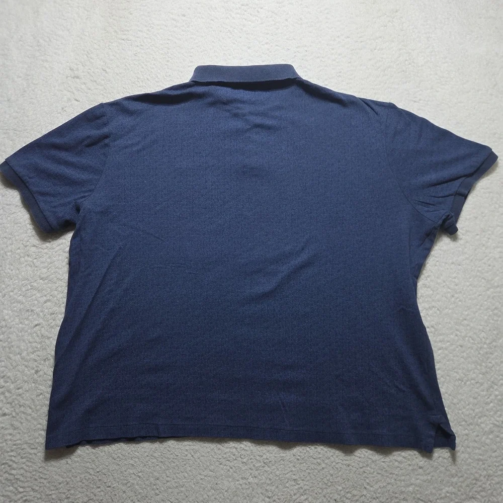Polo Ralph Lauren Polo Shirt Men's XXL Classic Fit Blue Short Sleeve AOP